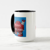 Mug Massage de robot (Devant gauche)