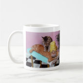 Mug Massage drôle de chat (Gauche)