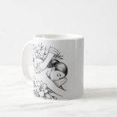 Mug Massage Thérapie Guérison Mains Énergie Spa Bien-ê (Devant gauche)