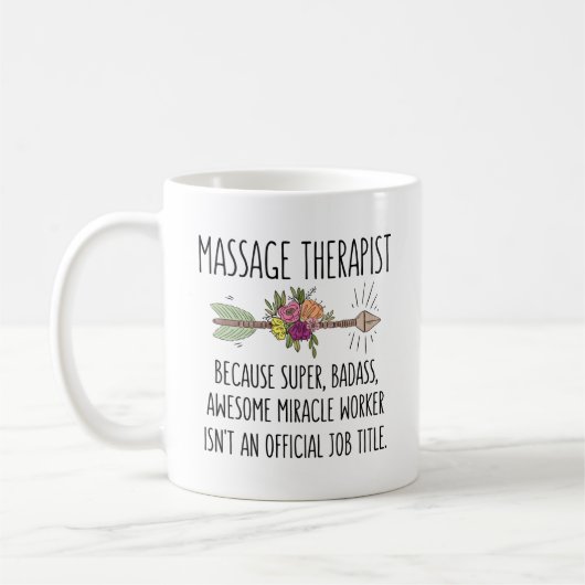 Mug Massage Therapist Gift Thank You Appreciation Gift (Gauche)