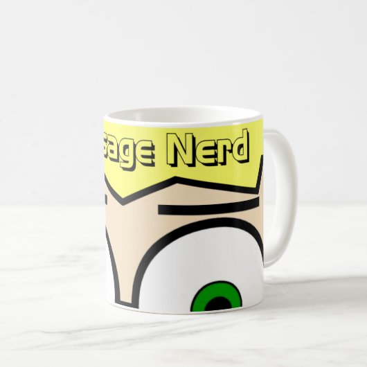 Mug massagenerd.com (Devant droit)