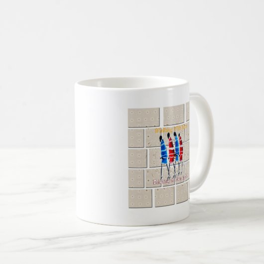 Mug Massai Morans art chrétien Imprimer (Devant droit)