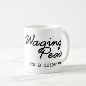 Mug Masse de Coeur de Paix (Devant droit)