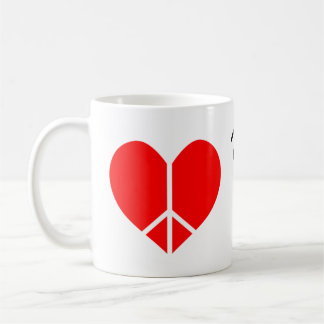 Mug Masse de Coeur de Paix