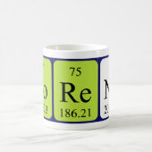Mug Masse de nom de table périodique Corene (Centre)