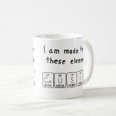 Mug Masse de nom de table périodique Cousin (Devant droit)