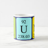 Mug Masse de nom de table périodique Yuna (Centre)