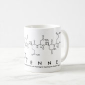 Mug Masse de nom du peptide Adrienne (Devant droit)