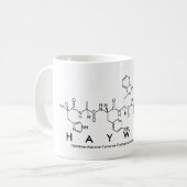 Mug Masse de nom du peptide Hayward (Devant gauche)