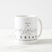 Mug Masse du nom du peptide Briana (Devant droit)