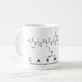 Mug Masse du nom du peptide Carnell (Devant gauche)