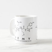 Mug Masse du nom du peptide de démission (Devant gauche)
