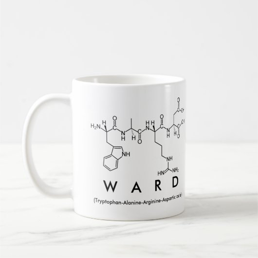 Mug Masse du nom du peptide de garde (Gauche)