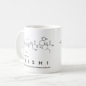 Mug Masse du nom du peptide de Rishi (Devant gauche)