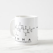 Mug Masse du nom du peptide Enna (Devant gauche)