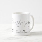 Mug Masse du nom du peptide Finley (Devant droit)