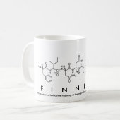 Mug Masse du nom du peptide Finnley (Devant gauche)