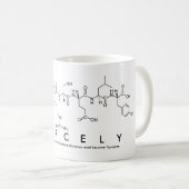 Mug Masse du nom du peptide Marcely (Devant droit)