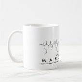 Mug Masse du nom du peptide Margarita (Gauche)