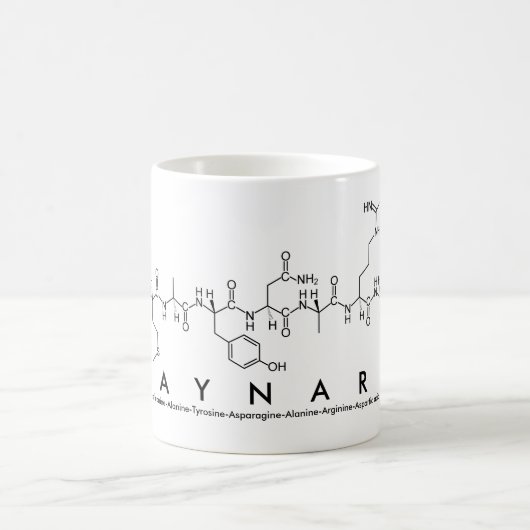 Mug Masse du nom du peptide Maynard (Centre)