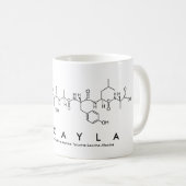 Mug Masse du nom du peptide Micayla (Devant droit)