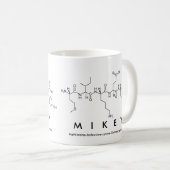 Mug Masse du nom du peptide Mikey (Devant droit)