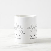 Mug Masse du nom du peptide sandy (Centre)