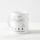 Mug Masse du nom du peptide Tyler (Devant gauche)