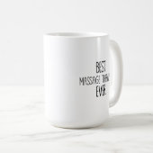 Mug Massothérapeute Mug, Meilleur massothérapeute (Devant droit)