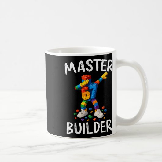 Mug Master Builder Dabbing 67 Meme Building Blocks Bri (Droite)