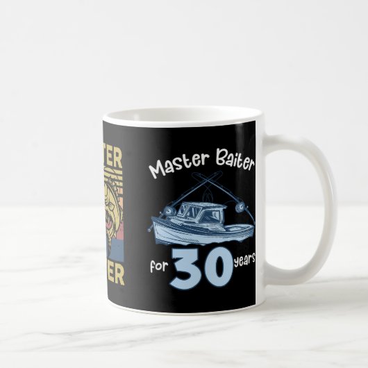 Mug Master Byiter Chemise de Pêche Funny Grand-Père B (Droite)