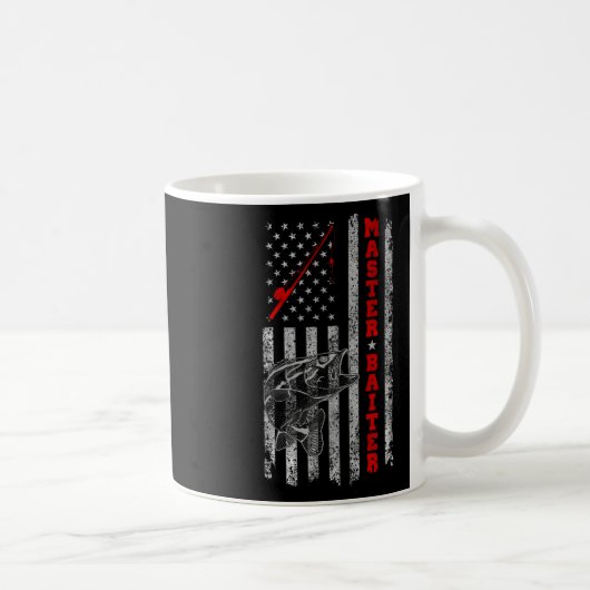 Mug Master Byiter Pour Hommes Funny Chemises De Pêche (Droite)