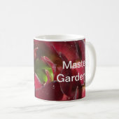 Mug Master Gardener Red Succulent Photo Landscaper (Devant droit)