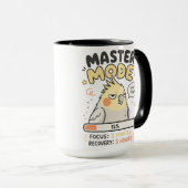 Mug Master Mode Cockatiel Meme PNG | Funny Burnout Pro (Devant droit)