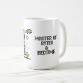 Mug Master of Bytes & Bedtime Geek Dad (Devant droit)