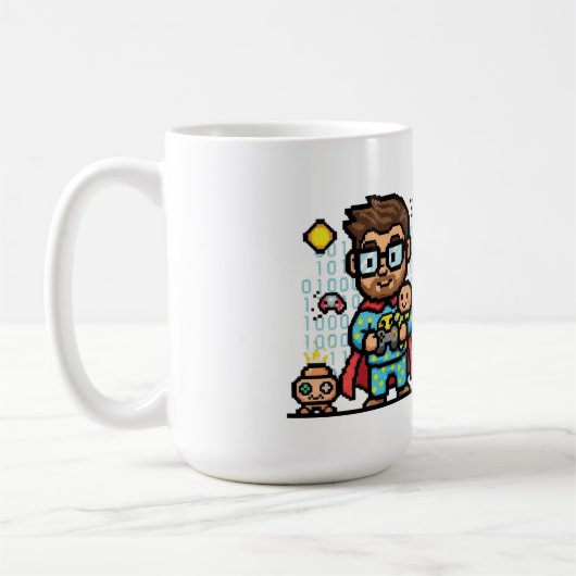 Mug Master of Bytes & Bedtime Geek Dad (Gauche)