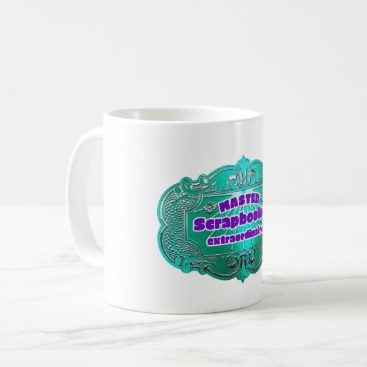 Mug "Master Scrapbooker Extraordinaire" (Devant gauche)