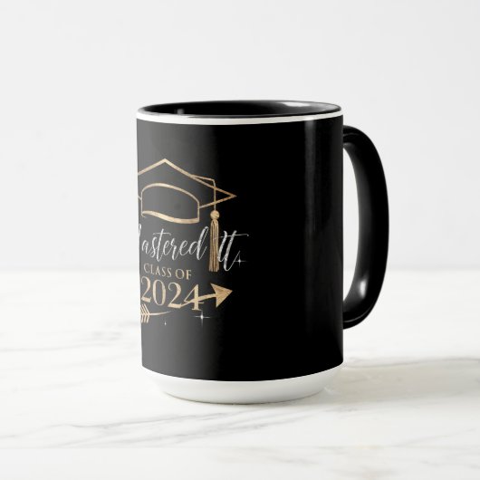Mug Mastered It Class of 2024 Graduation Cadfts for He (Devant droit)