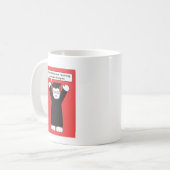 Mug Masters Degree Félicitations Amoureux des chats (Devant gauche)