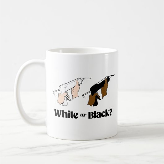 Mug Mastic blanc ou mastic noir (Gauche)