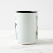 Mug Mastiff Aquarelle Chien Personnalisé (Centre)