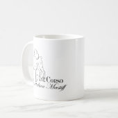 Mug Mastiff d'Italien de Corso de canne (Devant gauche)