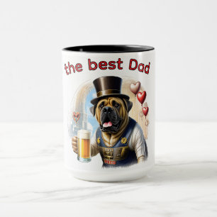 Mug Mastiff Dogue anglais meilleur Papa fête des pères