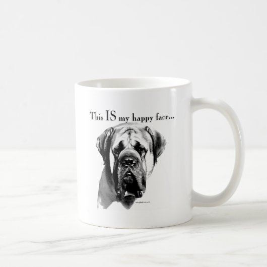 Mug Mastiff Joyeux visage (Droite)