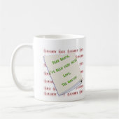 Mug Mastiff Naughty ou Nice (Gauche)