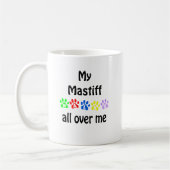 Mug Mastiff Walks Design (Gauche)