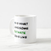 Mug mat, génial (Devant gauche)