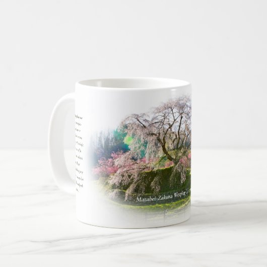 Mug Matabei-Zakura Weeping Cherry Tree (Devant gauche)