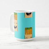 Mug Match Boy dessin animé pour chaussettes (Devant gauche)