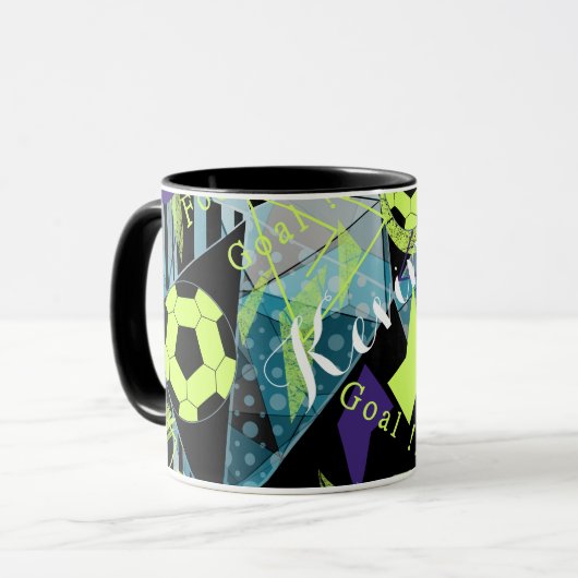 Mug match de football (Devant gauche)